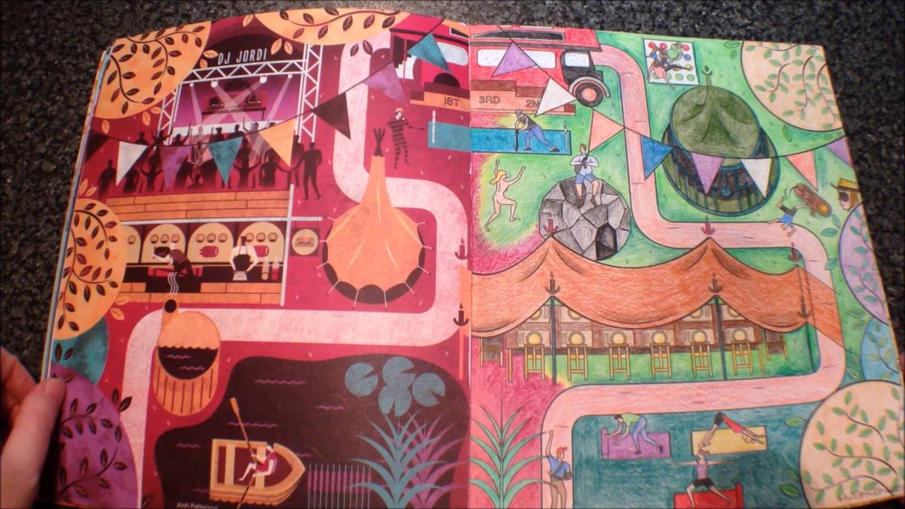 Amelia's Colourful Colouring Companion Completed Colouring Book