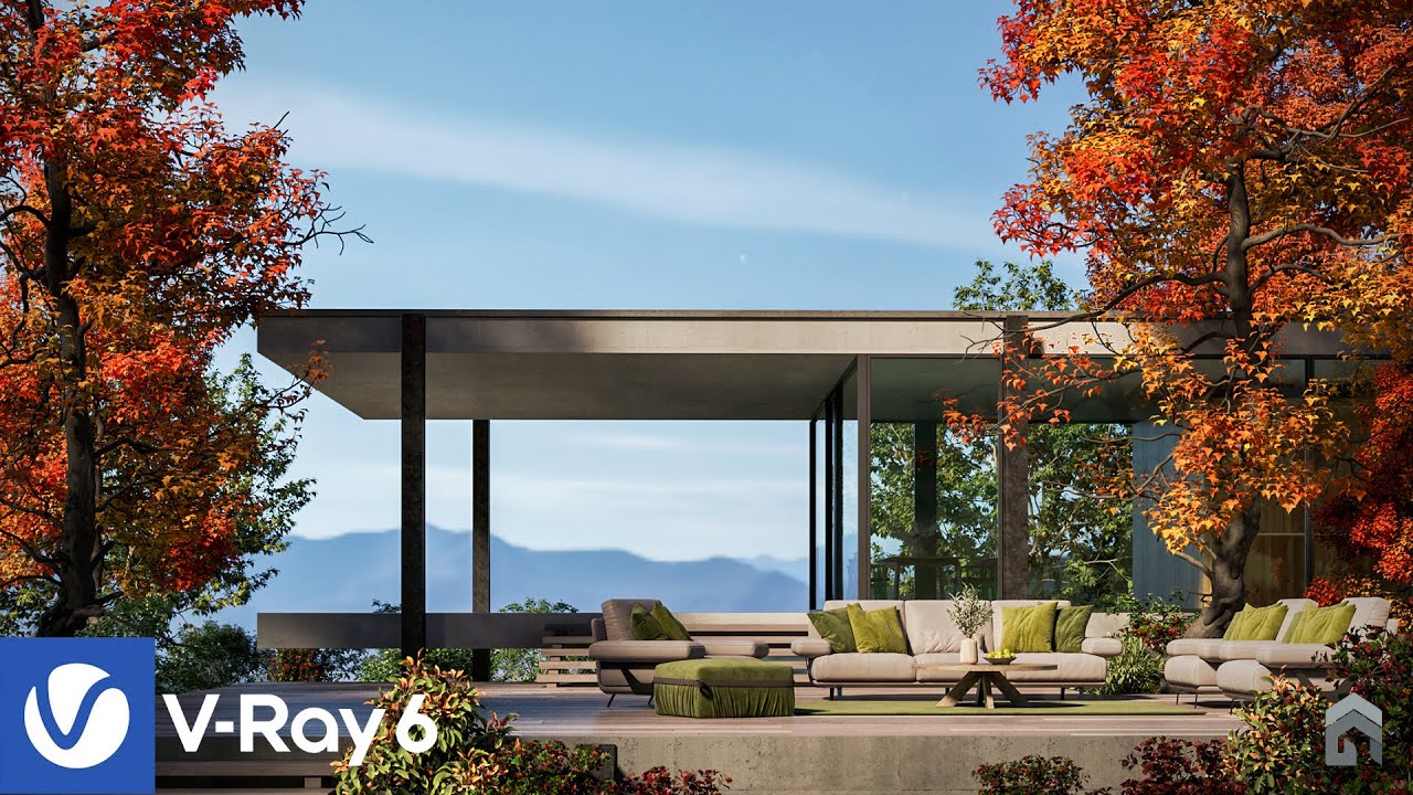 Sketchup Vray Exterior Daylight Render
