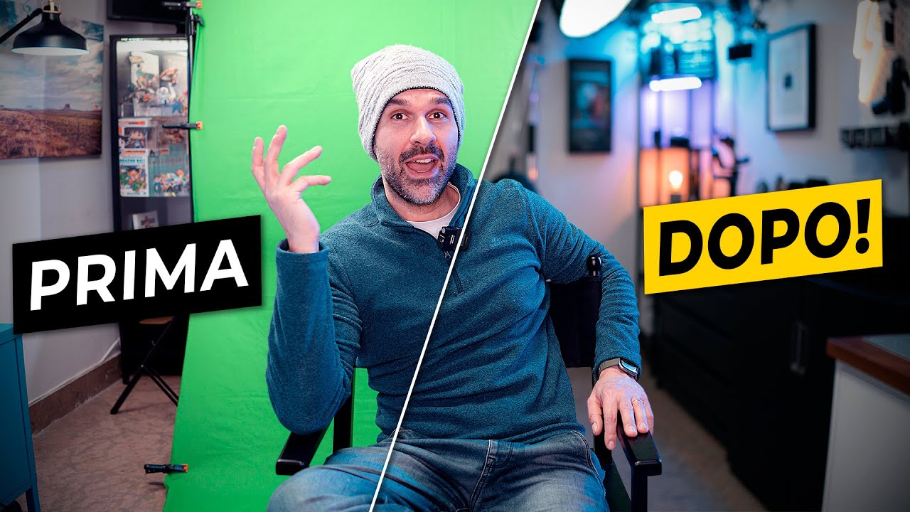 Come fare un Green Screen PERFETTO e professionale 🎬 Attrezzatura + Settings in camera