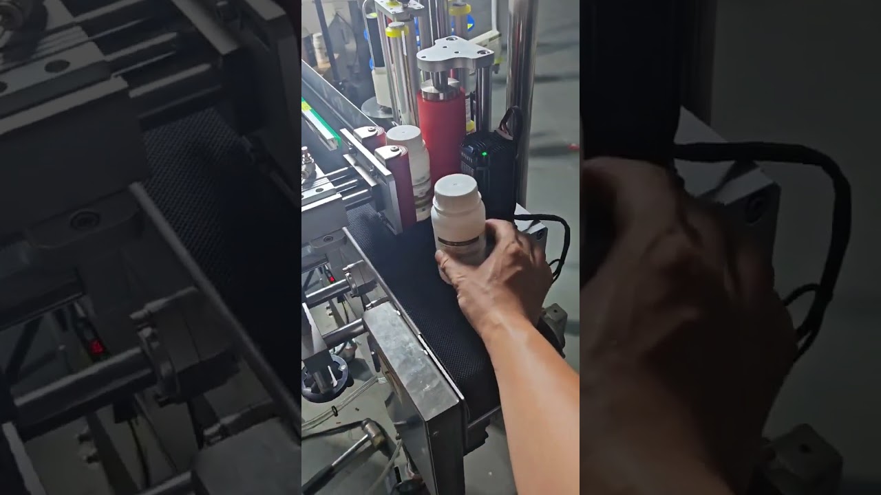 🔖 High-Speed Automatic Labelling Machine for Bottles & Jars | Adjustable, Efficient, and Smart