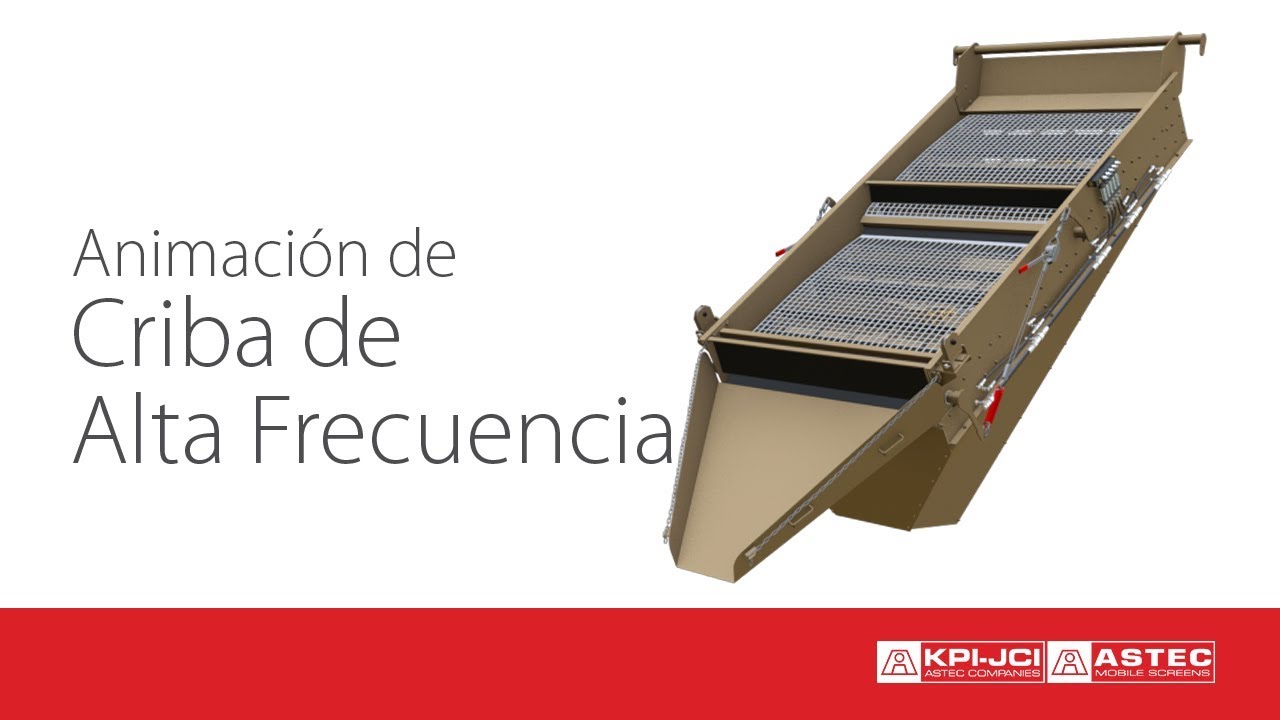 Animación de Criba de Alta Frecuencia