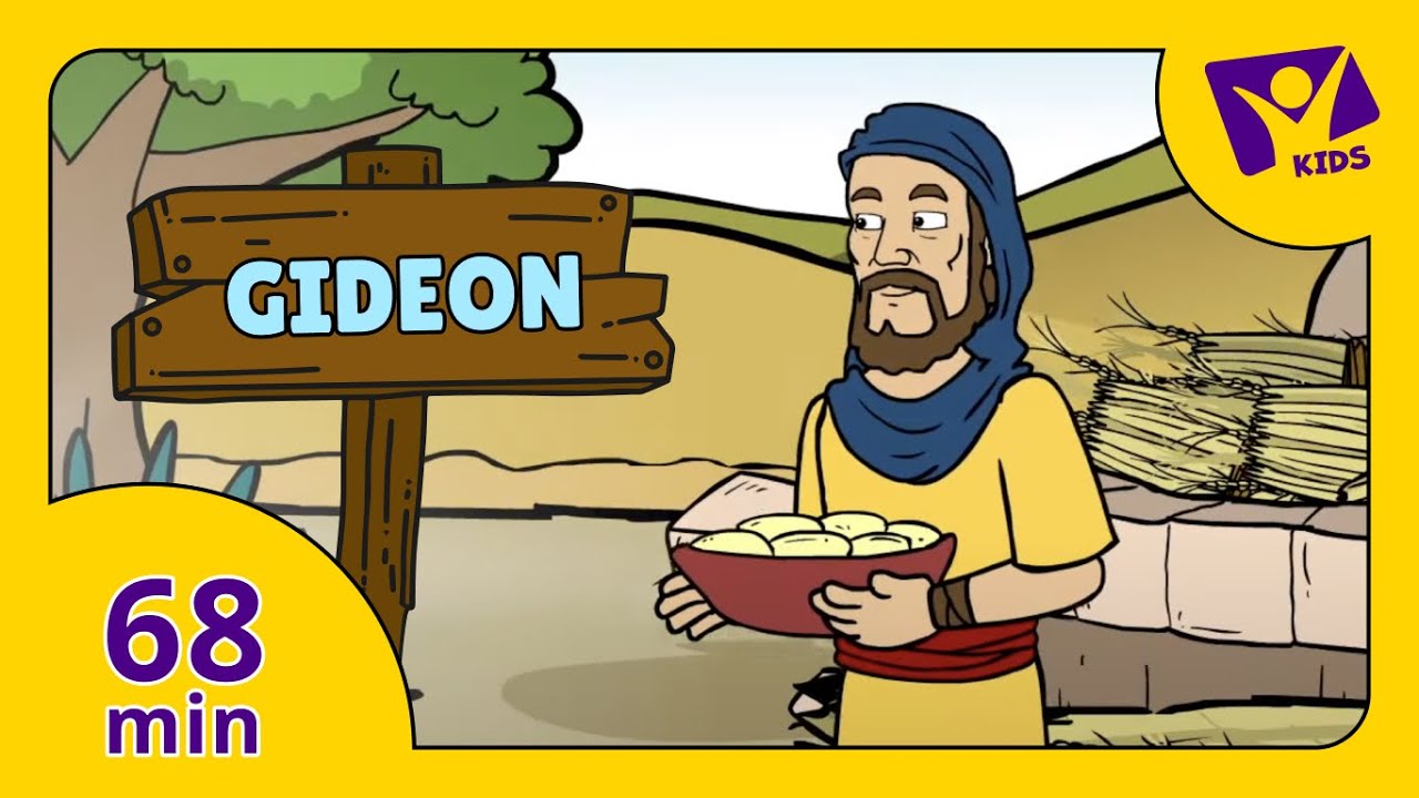Story about Gideon (PLUS 15 More Cartoon Bible Stories for Kids)