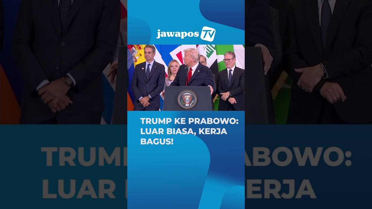 Trump ke Prabowo di Penandatanganan Perdamaian Gaza: Luar Biasa, Kerja Bagus!