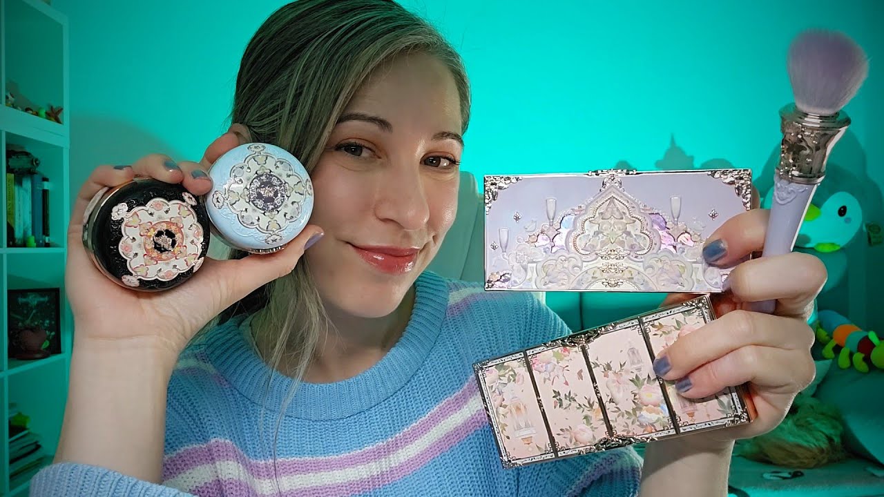 ASMR | Te lo pongo TODO con Susurros pausados | Maquillaje relajante en español