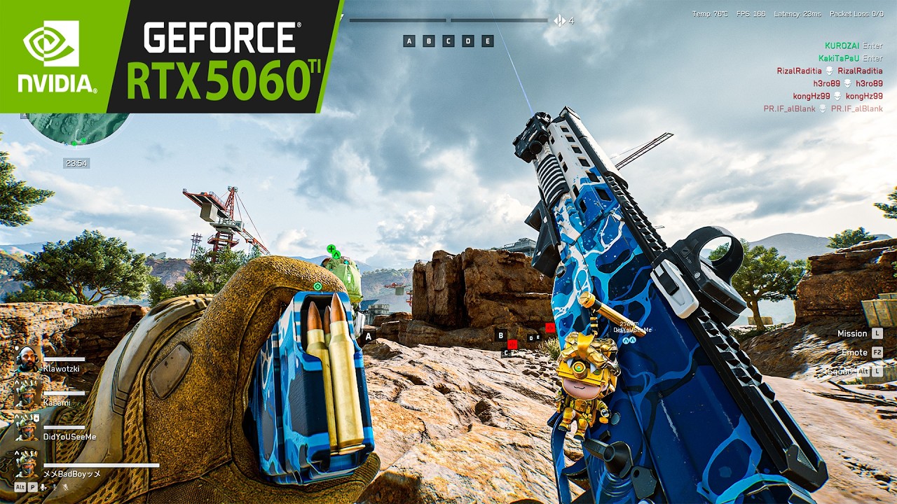 Delta Force : RTX 5060Ti 16GB gameplay ( 4K Maximum Settings )