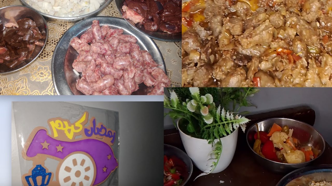 ابو حبيبة دخل المطبخ وفاجئنا بفطار جامد 😍كبده بلدي وسوسيس واجواء رمضانيه 🕊️😋