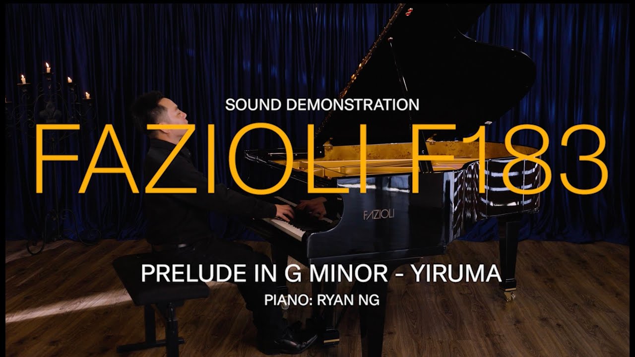 Prelude in G minor - Yiruma | Fazioli F183 Grand Piano | Sound Demonstration