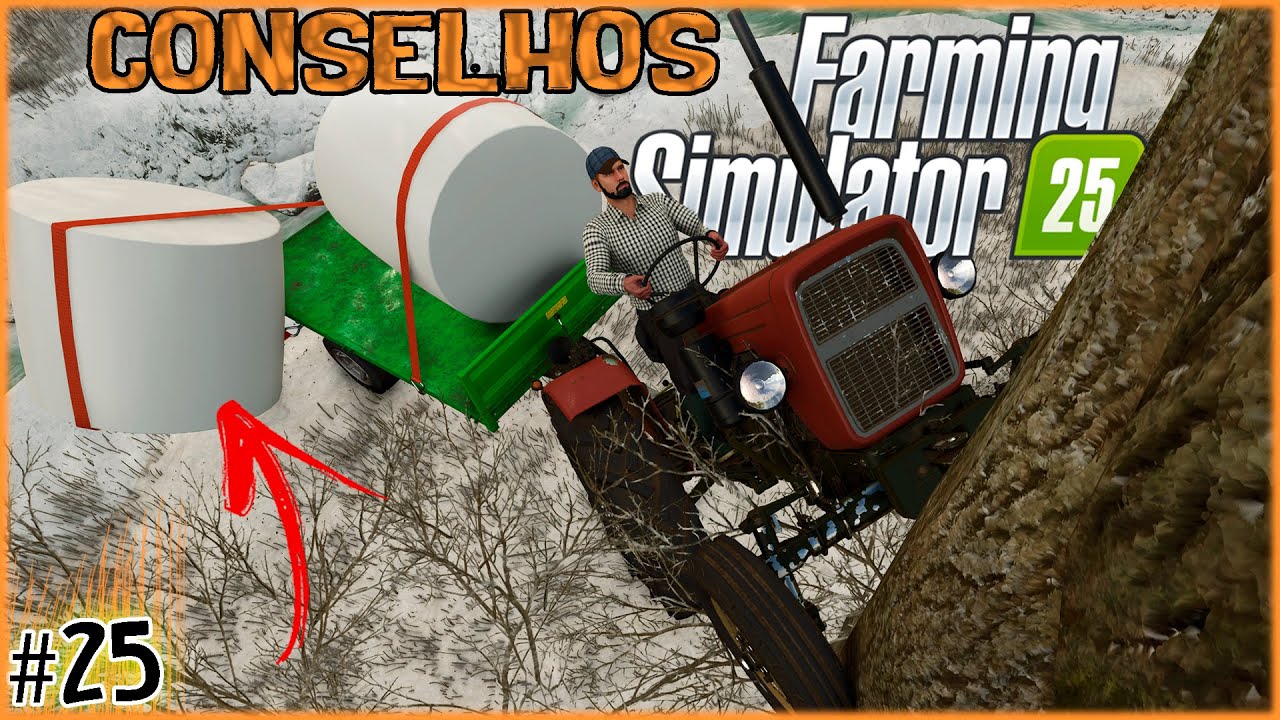 25 - Conselhos, erros, e trator da árvore - Farming Simulator 25