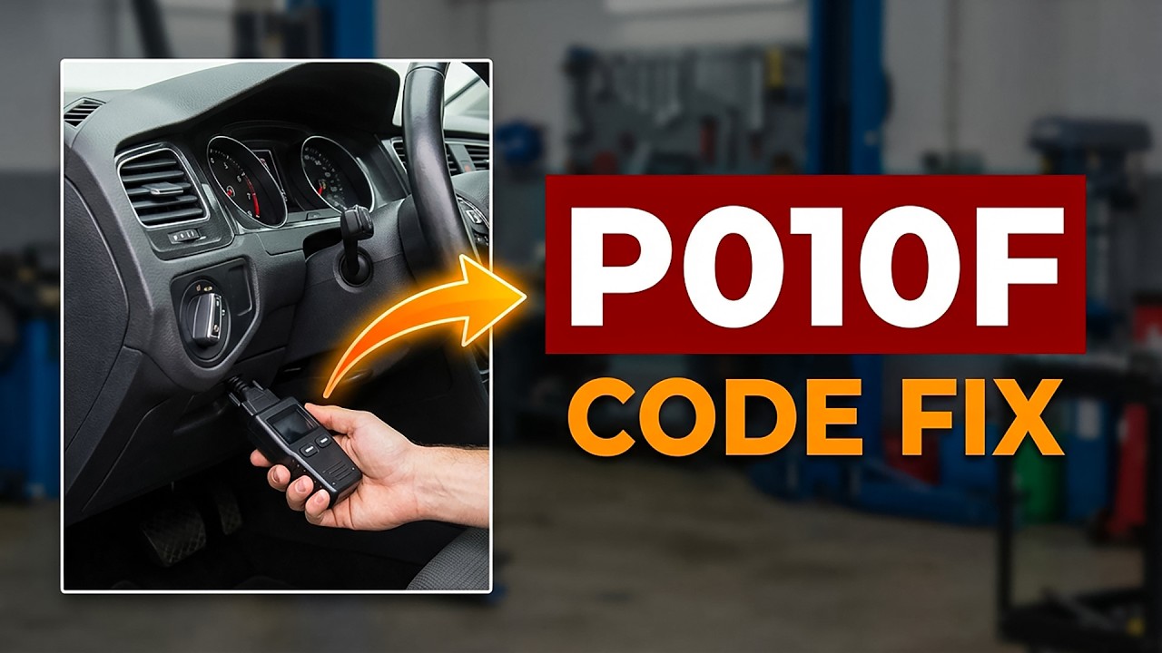 How To Fix P010F Code - MAF Sensor A B Correlation - Engine Hesitation And Intake Repair