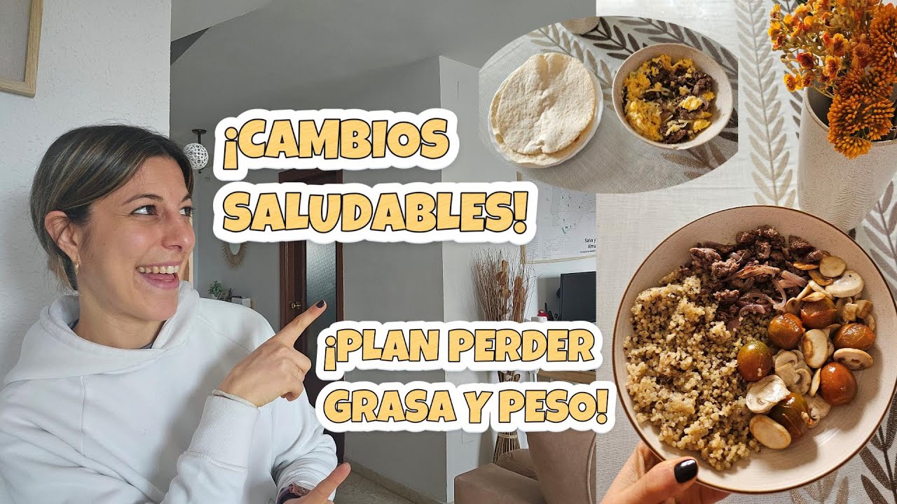 CAMBIOS SALUDABLES en PLAN para PERDER GRASA Y PESO❤️‍🔥Productos y Recetas🛒Mercadona😀💪🏽🔝