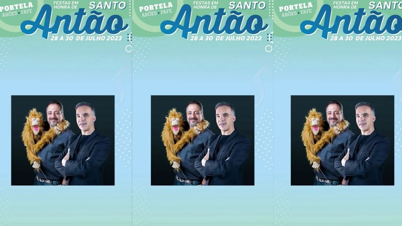 CARTAZ - Festas de Santo Ant&atilde;o em Ar&otilde;es  Fafe 2023