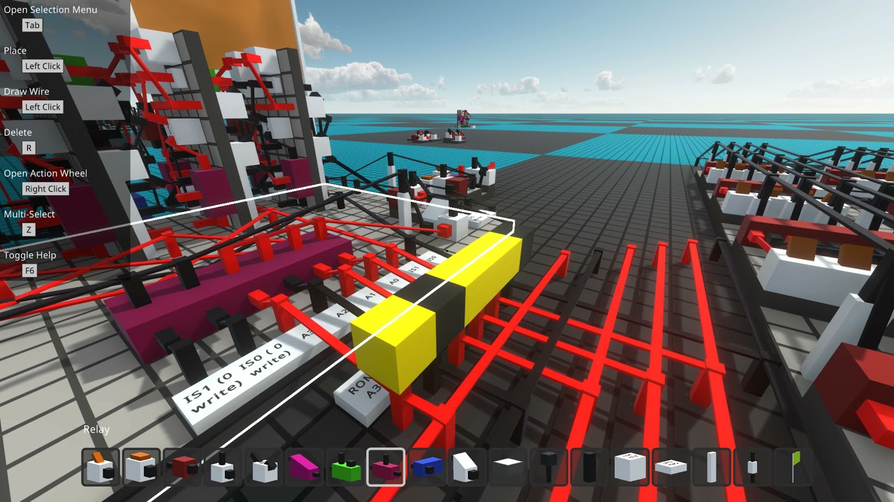 Logic World, 4 bit CPU