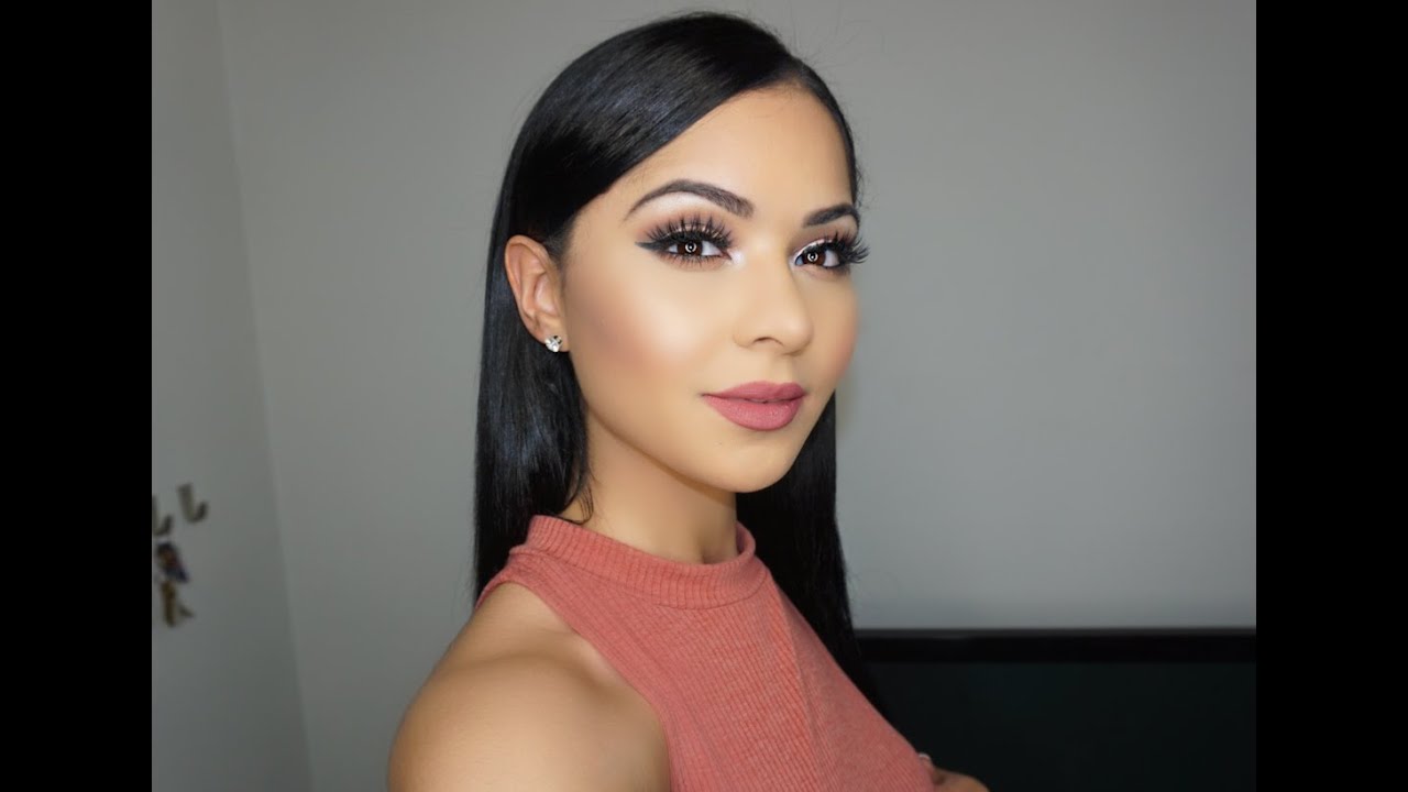 Drugstore Full Face Makeup + 2 Lip Options | Diana Saldana