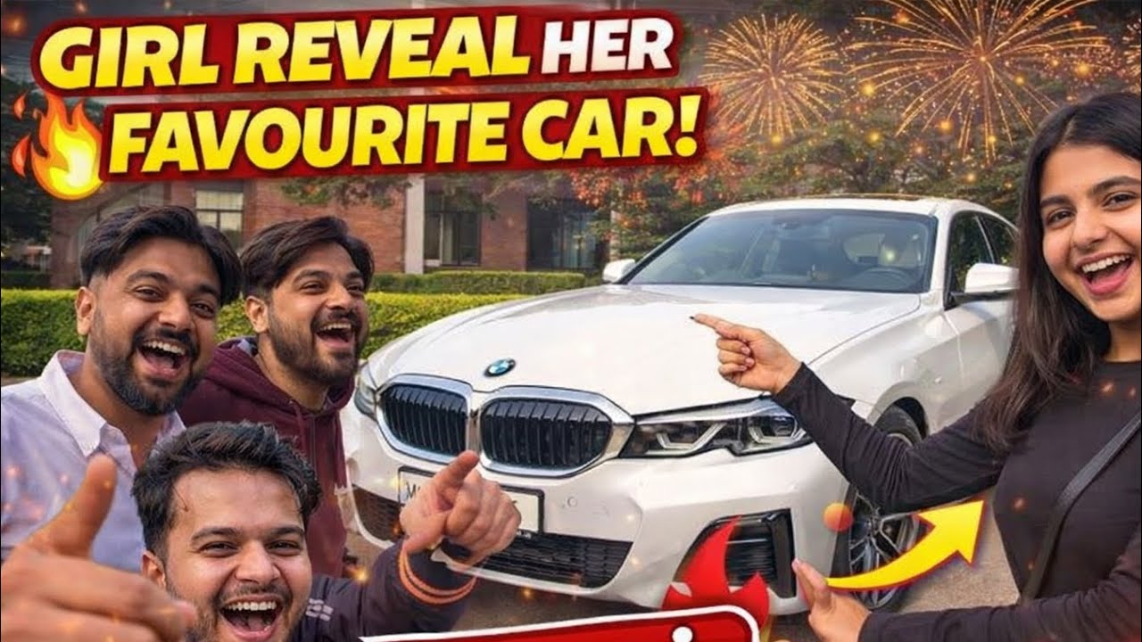 🚙 Girls Reveal their favourite Cars on Campus | ft. CGC MOHALI UNIVERSITY | Viralhood vlogs