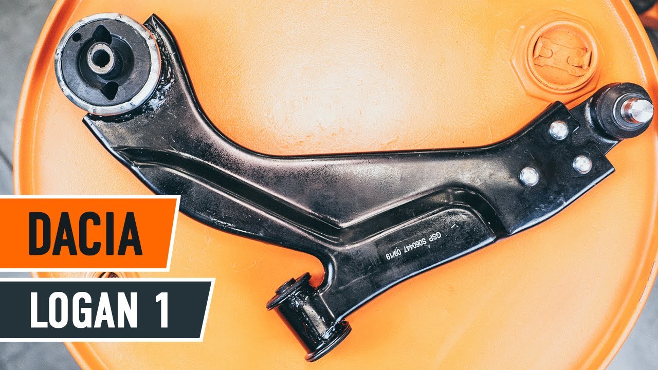 How to change front suspension arm on DACIA LOGAN 1 TUTORIAL | AUTODOC