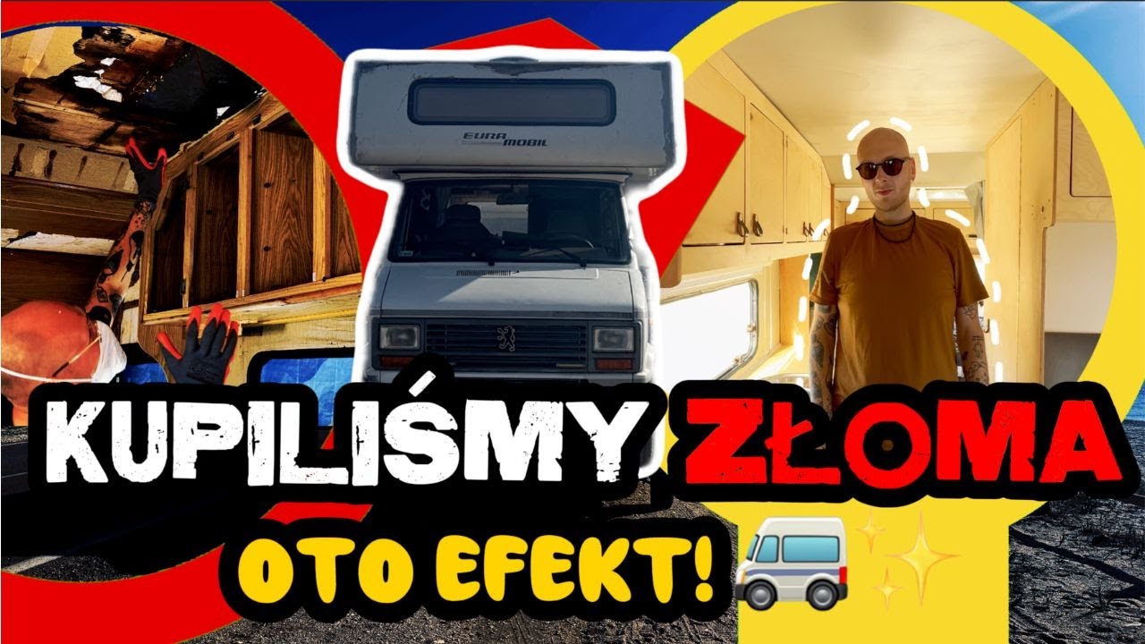 Totalna przemiana! 🔥 ZE ZGNIŁEGO WRAKA W WYMARZONY KAMPER! 🚐✨ Remont w 5 miesięcy!  #kamper #vantour
