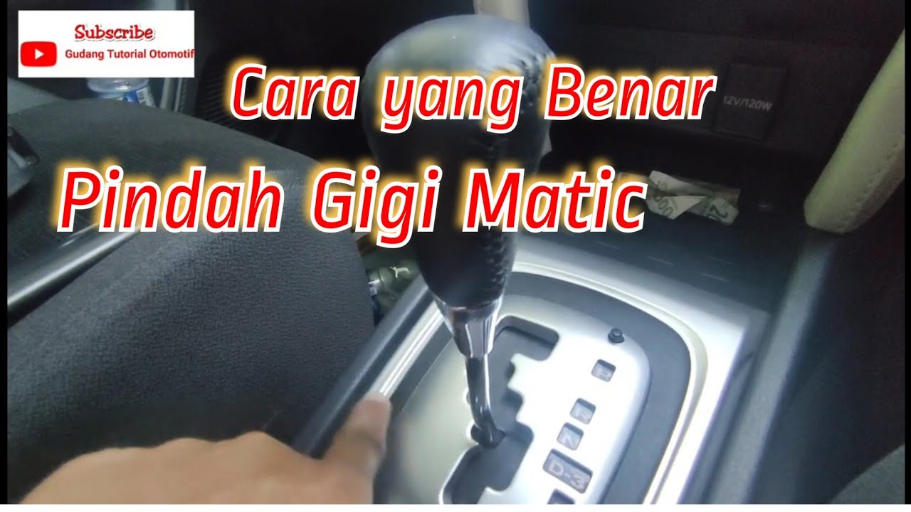 Cara pindah gigi mobil All new Rush Matic yang benar Tutorial mengemudi transmisi matic