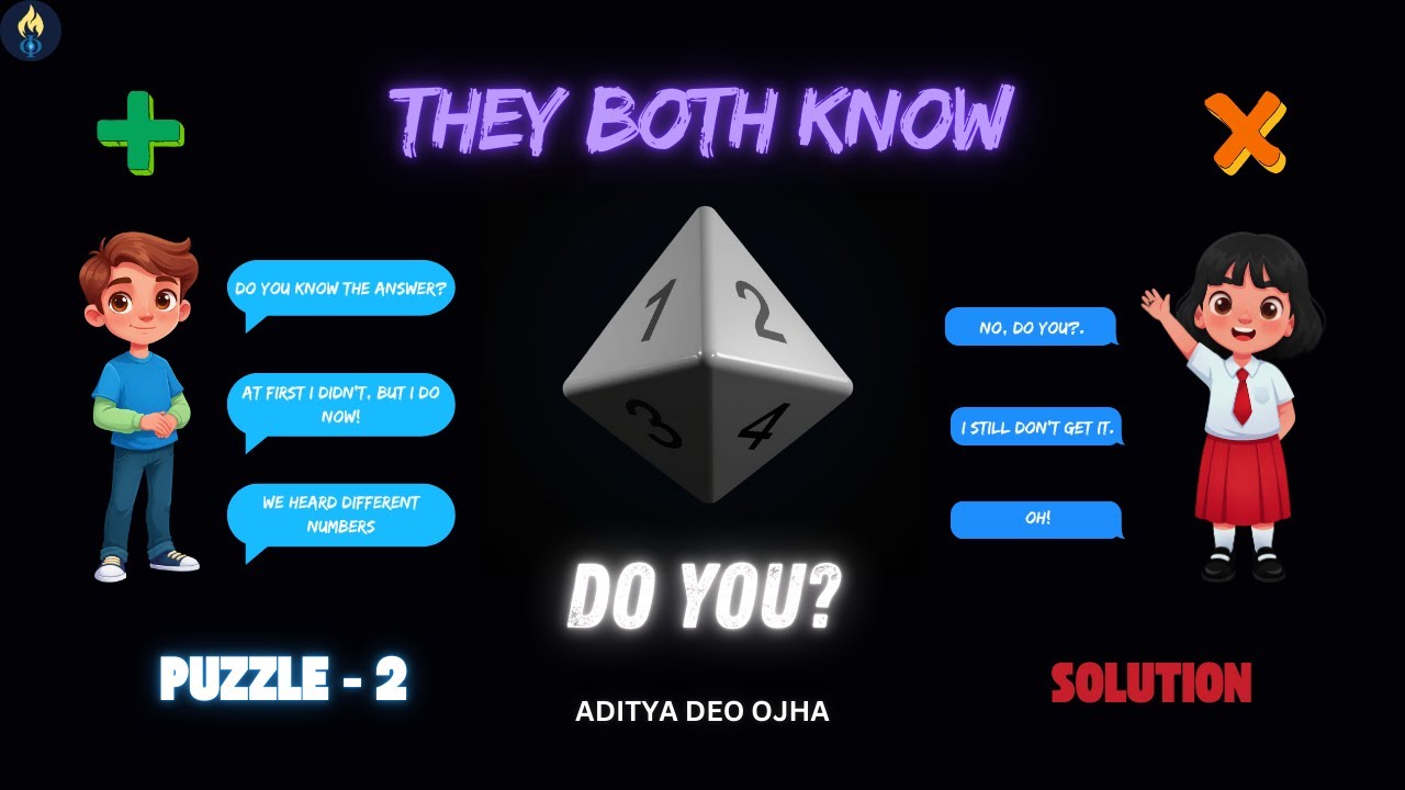 The 4-Sided Dice Mystery: Can You Solve this Riddle? | K-Level Thinking | Hindi | English 