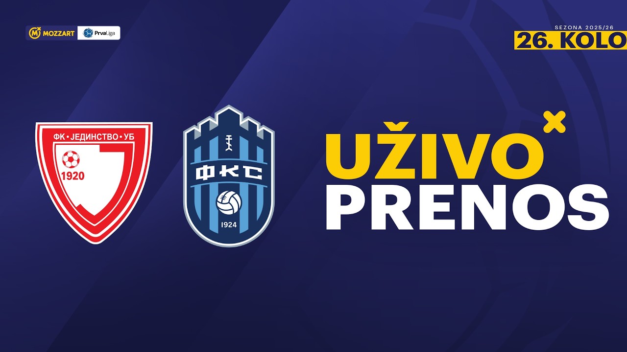 Jedinstvo - Smederevo 1924 Mozzart Bet Prva liga Srbije 2025/26 26. Kolo