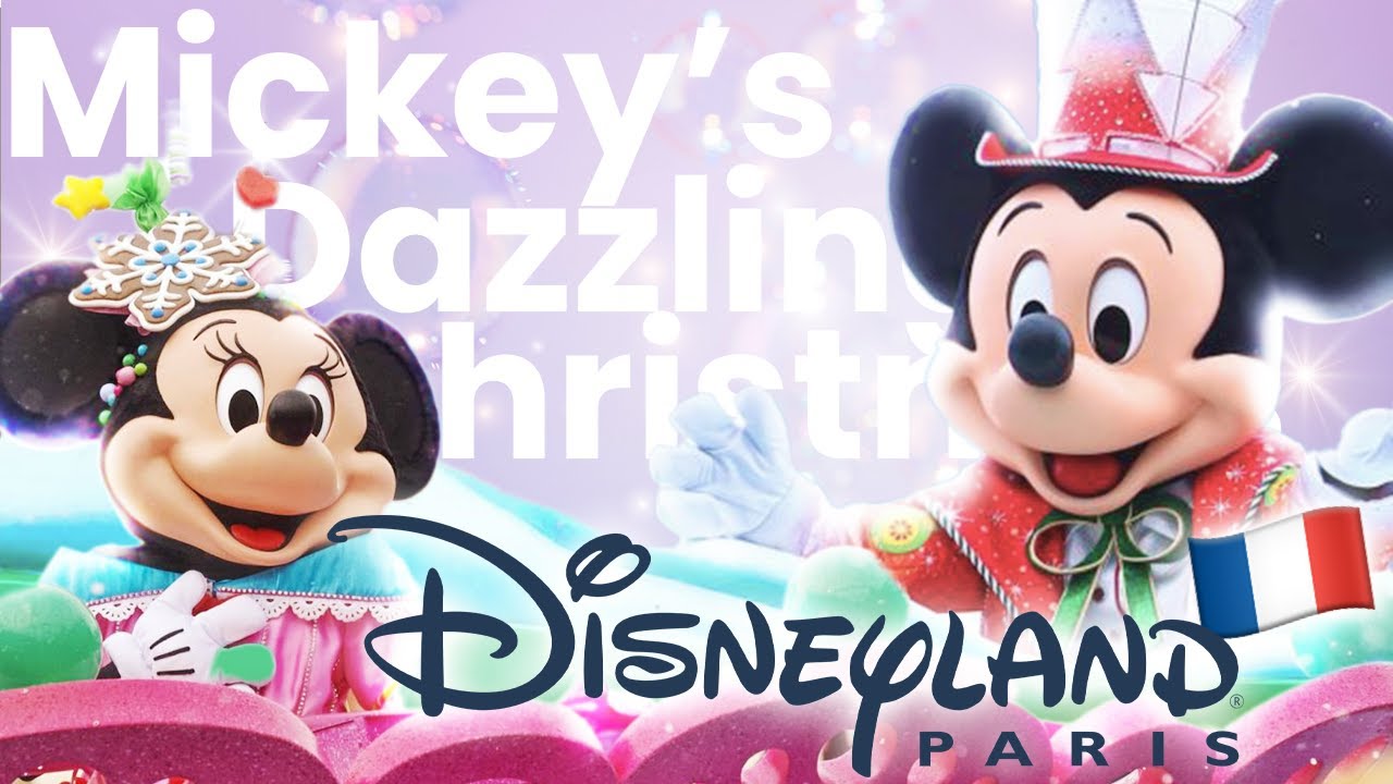 [4K] Mickey's Dazzling Christmas Parade 2022 Parade Route | Disneyland Paris