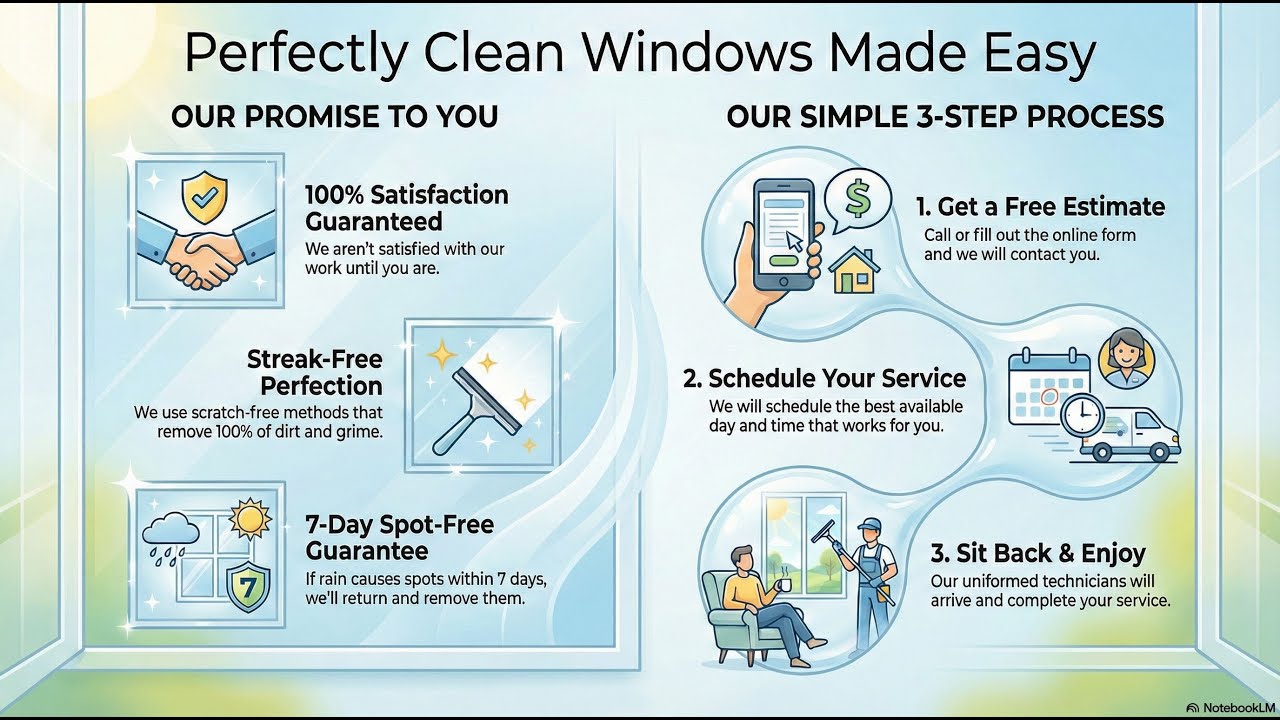 Window Cleaning in St. Joseph MO | Streak-Free & Spot-Free Window Care | +1 816-261-4100