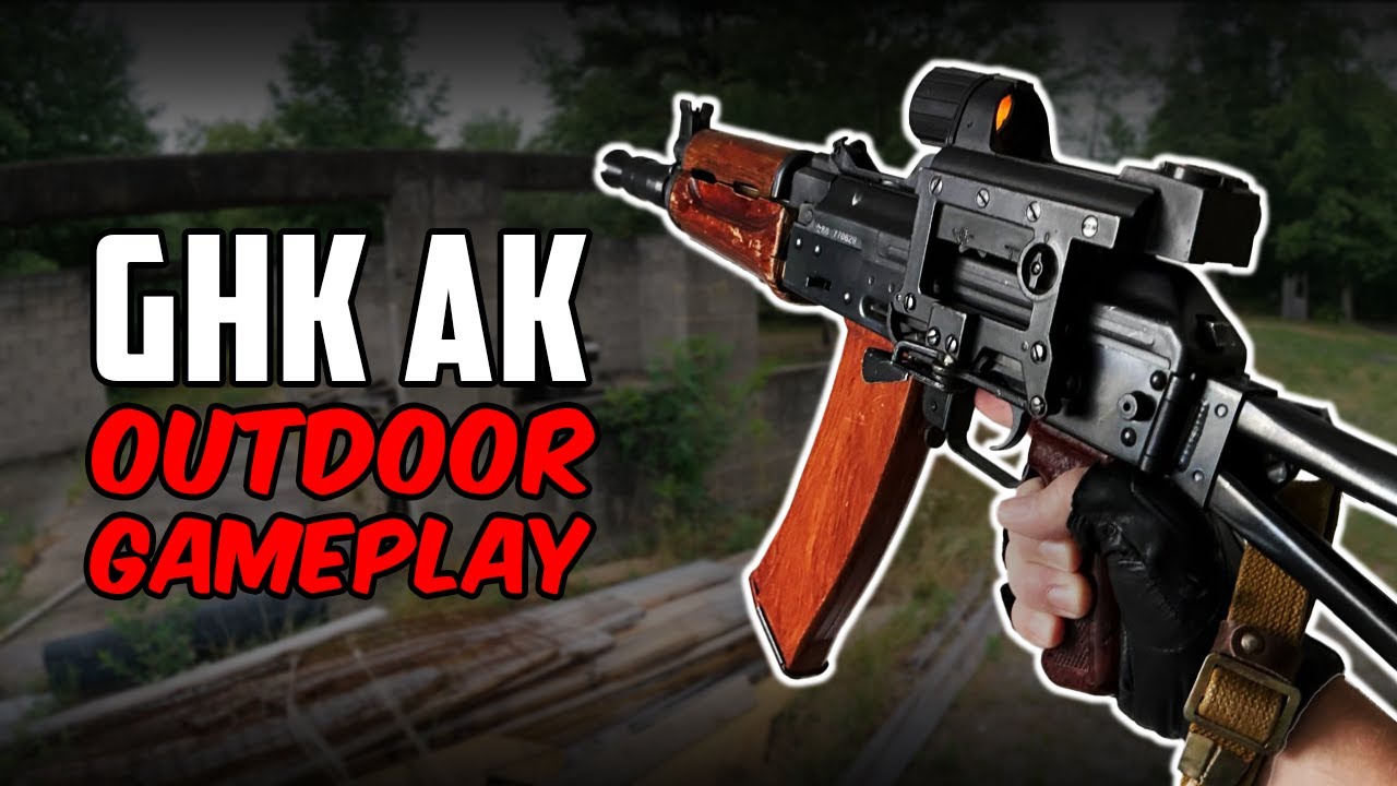 Gas Blowback airsoft AK action at On Target