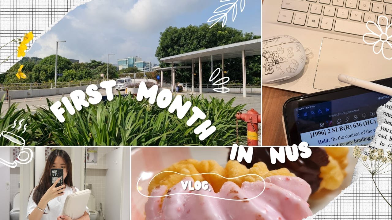 first month in nus | exploring, studying, eating, chilling, cooking