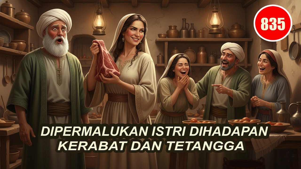 ABU NAWAS DIPERMALUKAN OLEH ISTRI SENDIRI - HUMOR SUFI
