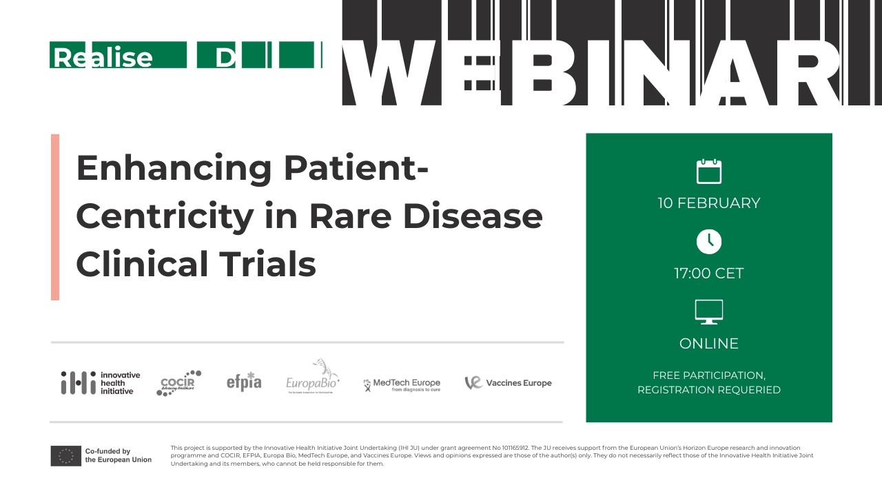 RealiseD Webinar: Enhancing Patient-Centricity in Rare Disease Clinical Trials
