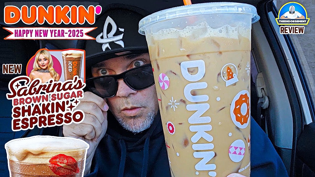 Dunkin'® Sabrina's Brown Sugar Shakin' Espresso Review! 🤝☕ | Shake That Ess! | theendorsement