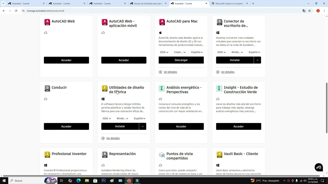 Cómo descargar Autodesk Inventor GRATIS desde la página oficial parte 1