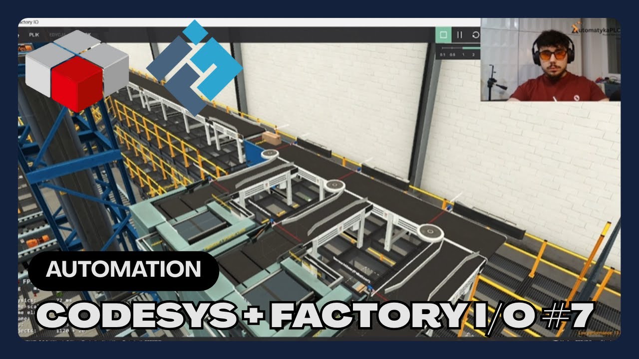 CODESYS + Factory I/O | Elevator Down in Palletizer | #7