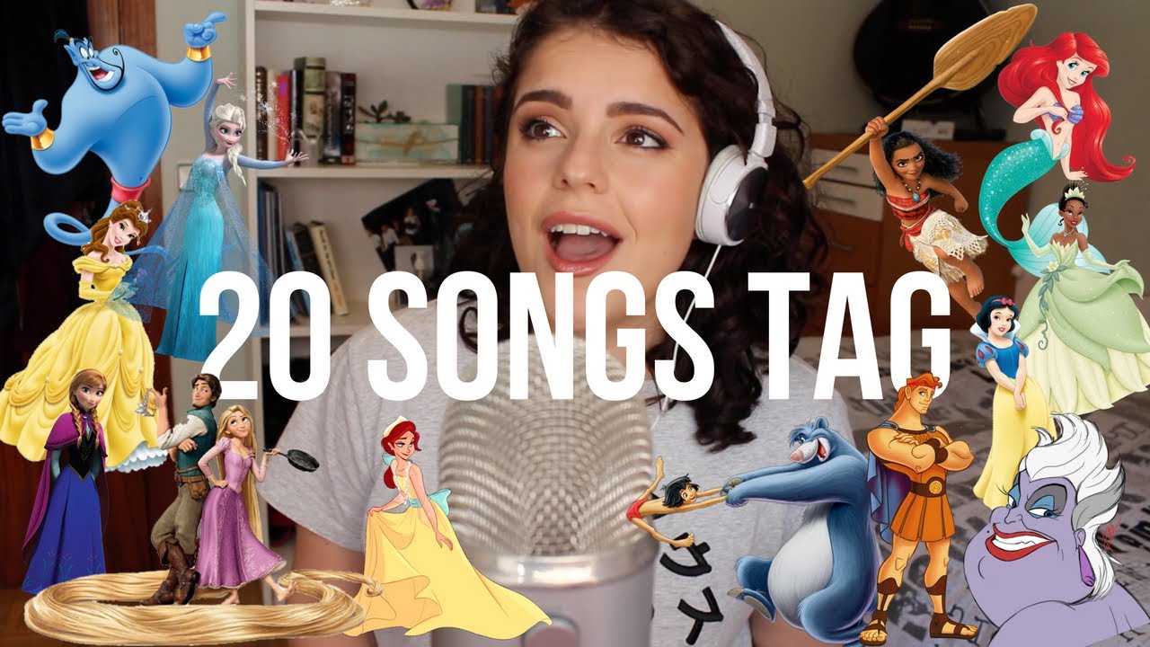 CANTANDO EL 20 SONGS TAG ( Edición DISNEY )