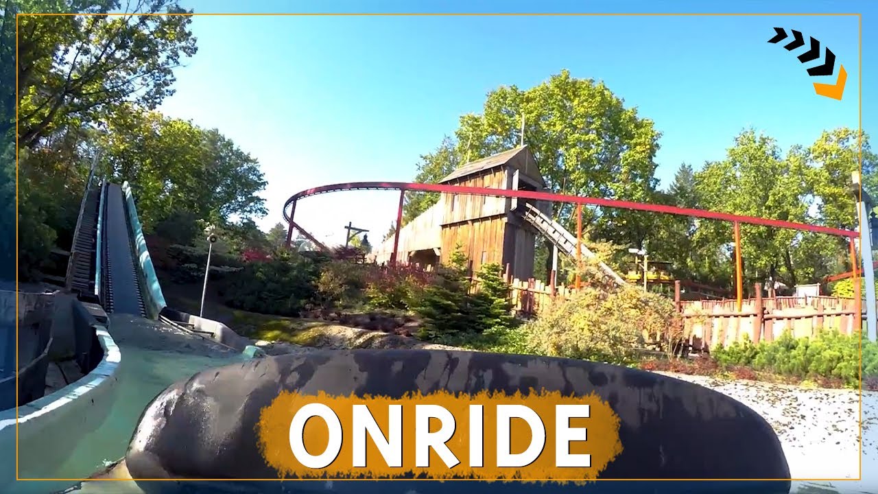 Wild Waterval - Avonturenpark Hellendoorn | Mack Rides | Log Flume | POV