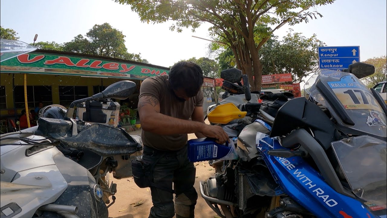 EP-16 Coolant leak on BMW GS 1200 Pokhara to Lucknow