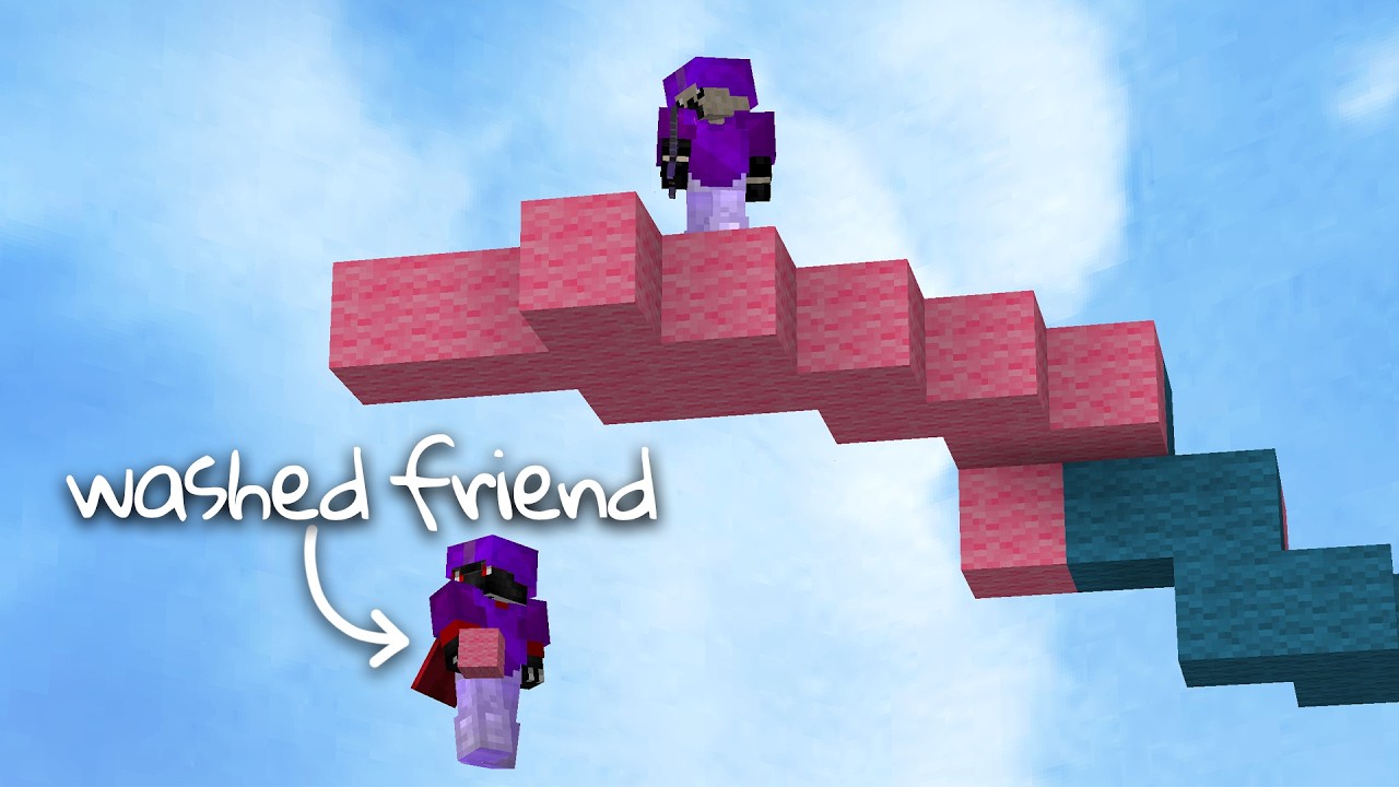 hypixel but i carry my washed friend