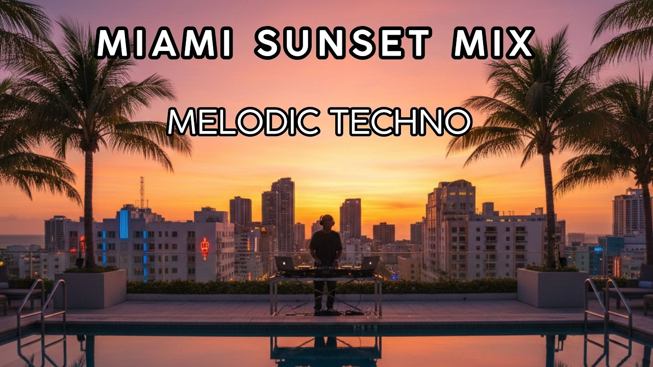Melodic Techno & Progressive House Mix 2026 | Miami Sunset Vibes 🌴 [Night Drive]