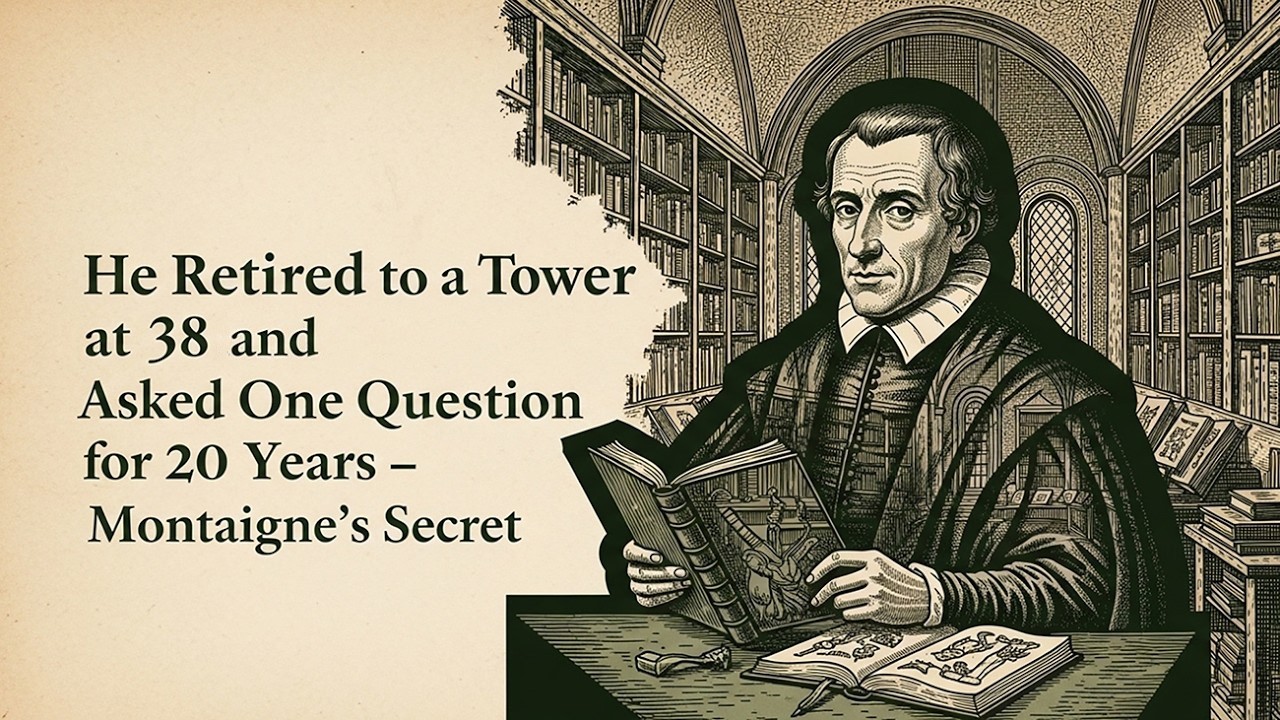 He Retired to a Tower at 38 and Asked One Question for 20 Years   Montaigne's Secret