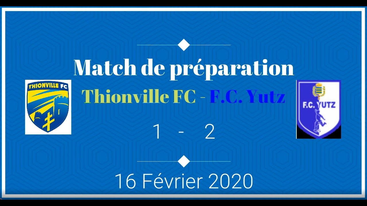 U16R1 - Match de pr&eacute;paration - Thionville FC 2019-2020