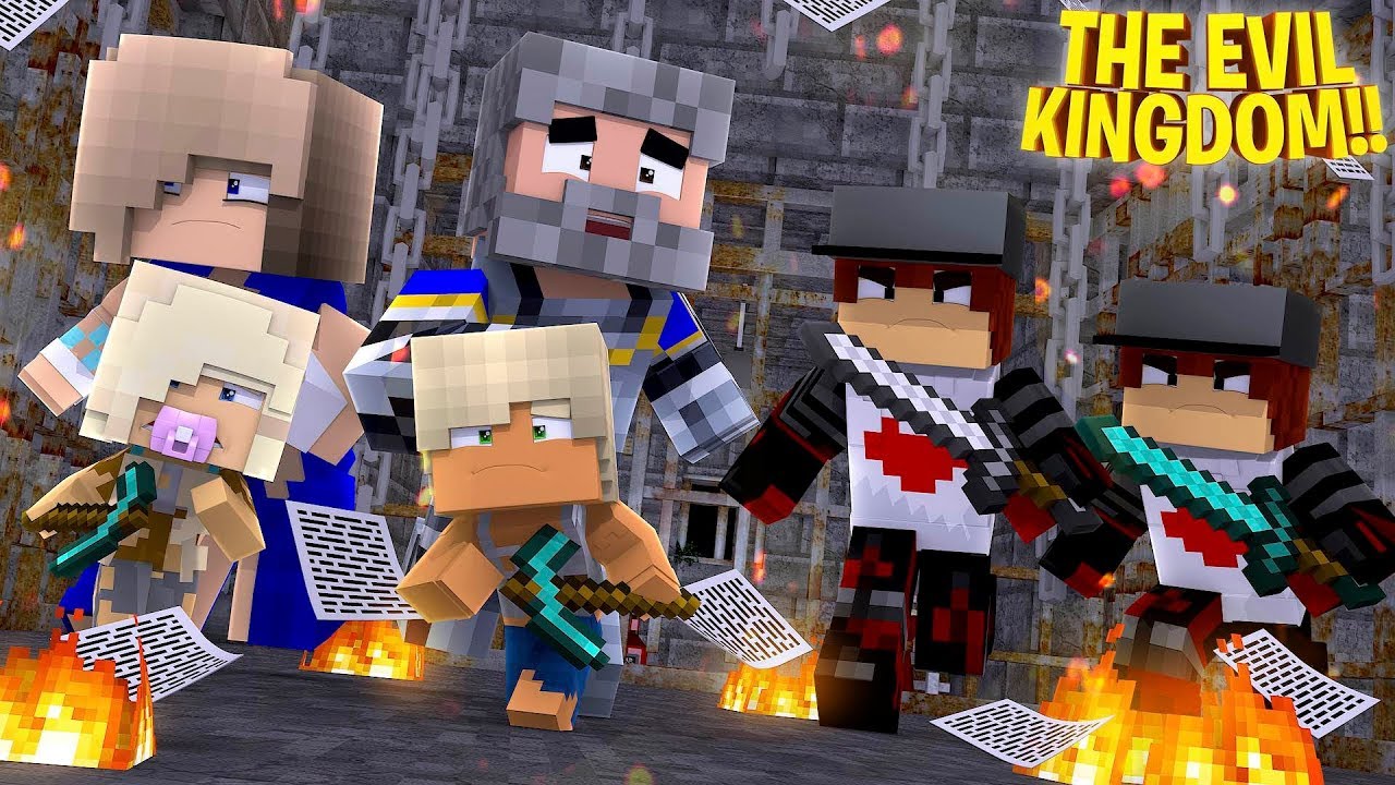 Minecraft LIFE of ALEX & STEVE!! BABY KAYLA SAVES HER GRANDPARENTS FROM THE EVIL KING & QUEEN