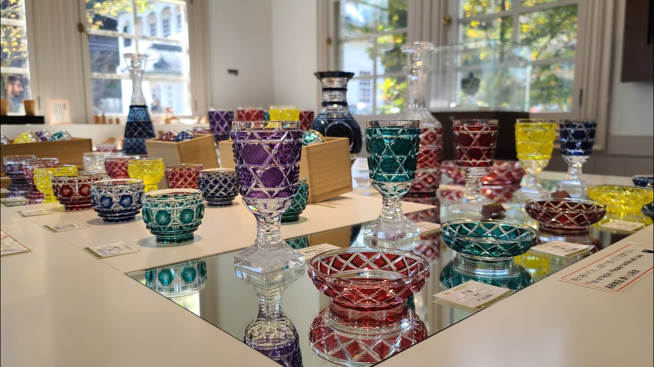 【島津薩摩切子】Satsuma Glass Crafts in Kagoshima Japan