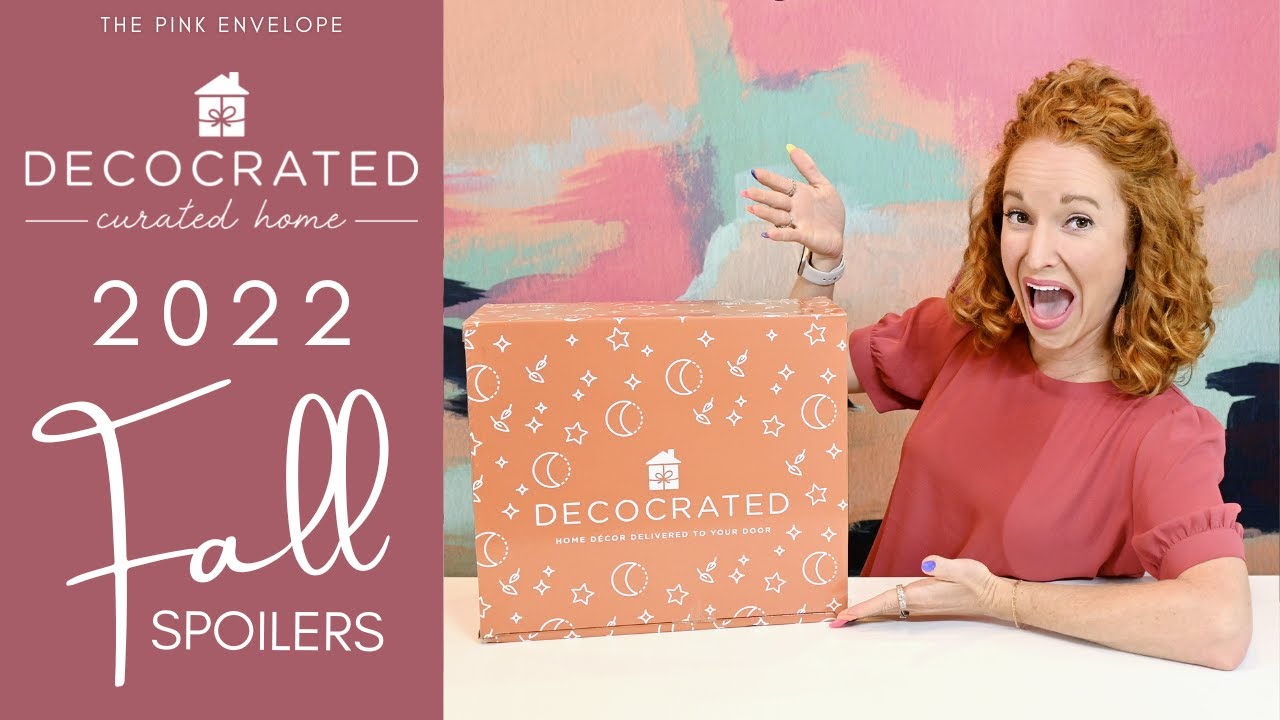Decocrated Fall 2022 Unboxing | Let's Play with Fall Home Decor | Home Decor Subscription Boxes