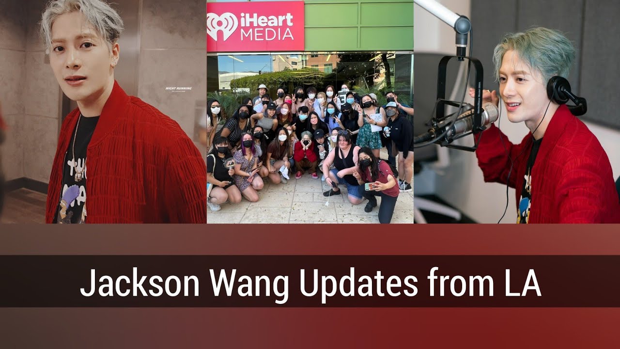 Jackson Wang Recording LA Radio | 'Mini Fanmeeting' with Fans 🤗 | 20220408