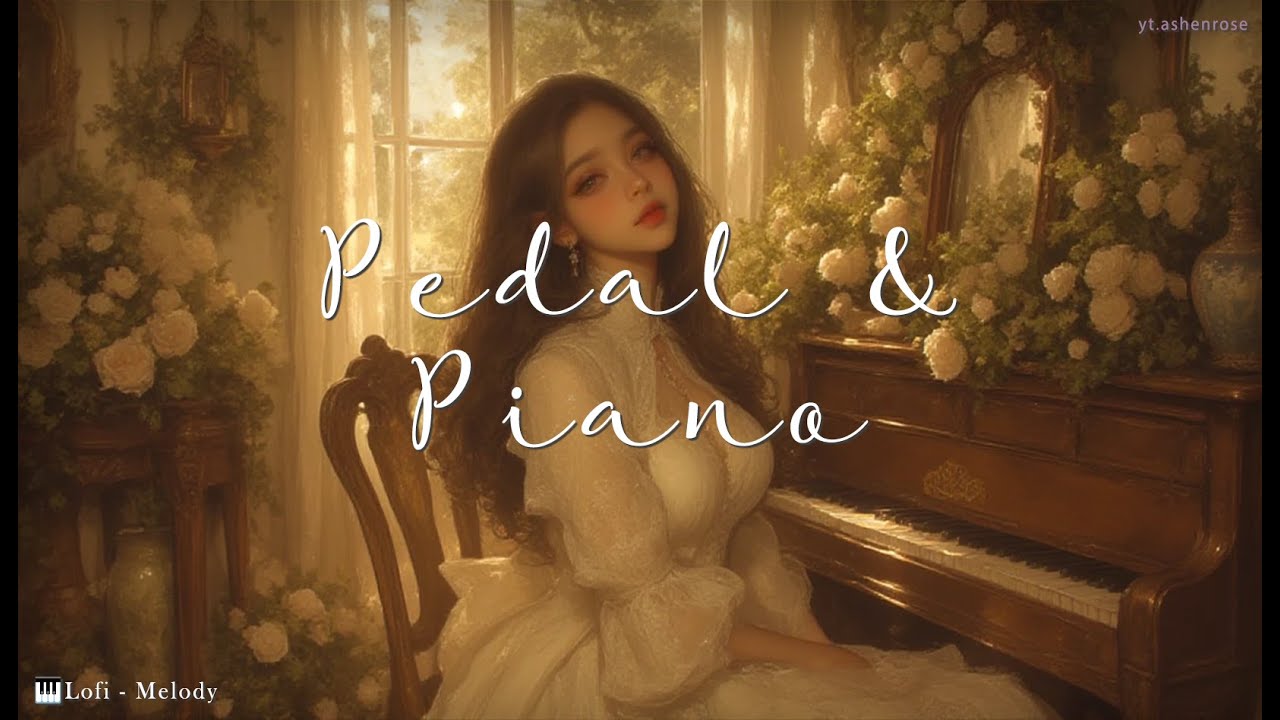 Petals & Piano 🌸 Soft Piano Melodies for Calm, Focus & Gentle Rest ｜ Piano Lofi Playlist