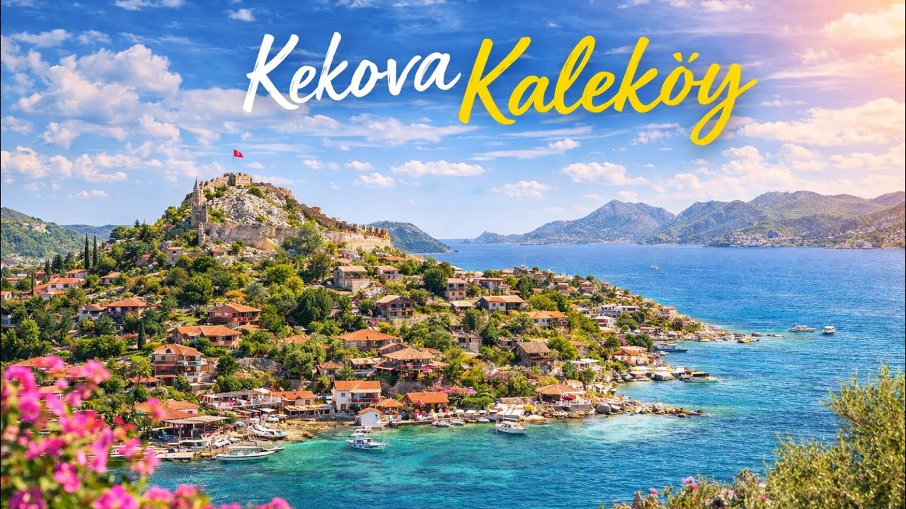 ☀️💦 Türkiye'nin En Güzel Koylarından Biri: Kekova ve Kaleköy Drone Çekimi #kekova #antalya #travel