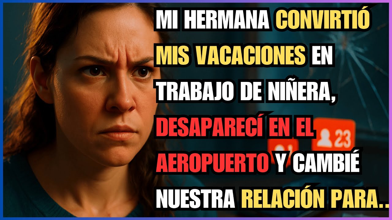 Mi HERMANA CONVIRTIÓ mis VACACIONES en TRABAJO de NIÑERA, DESAPARECÍ en el AEROPUERTO y CAMBIÉ...