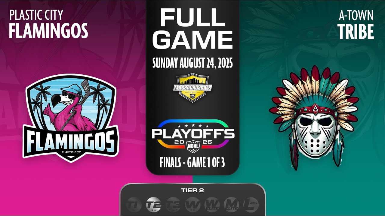 NBHL Massachusetts Tier 2 Finals: A-Town Tribe vs. Plastic City Flamingos Game 2 (08/24/2025)