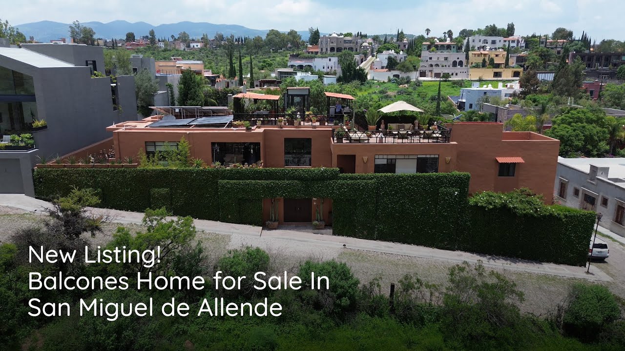 Incredible Balcones Home for Sale In San Miguel de Allende. Directly Opposite El Charco!