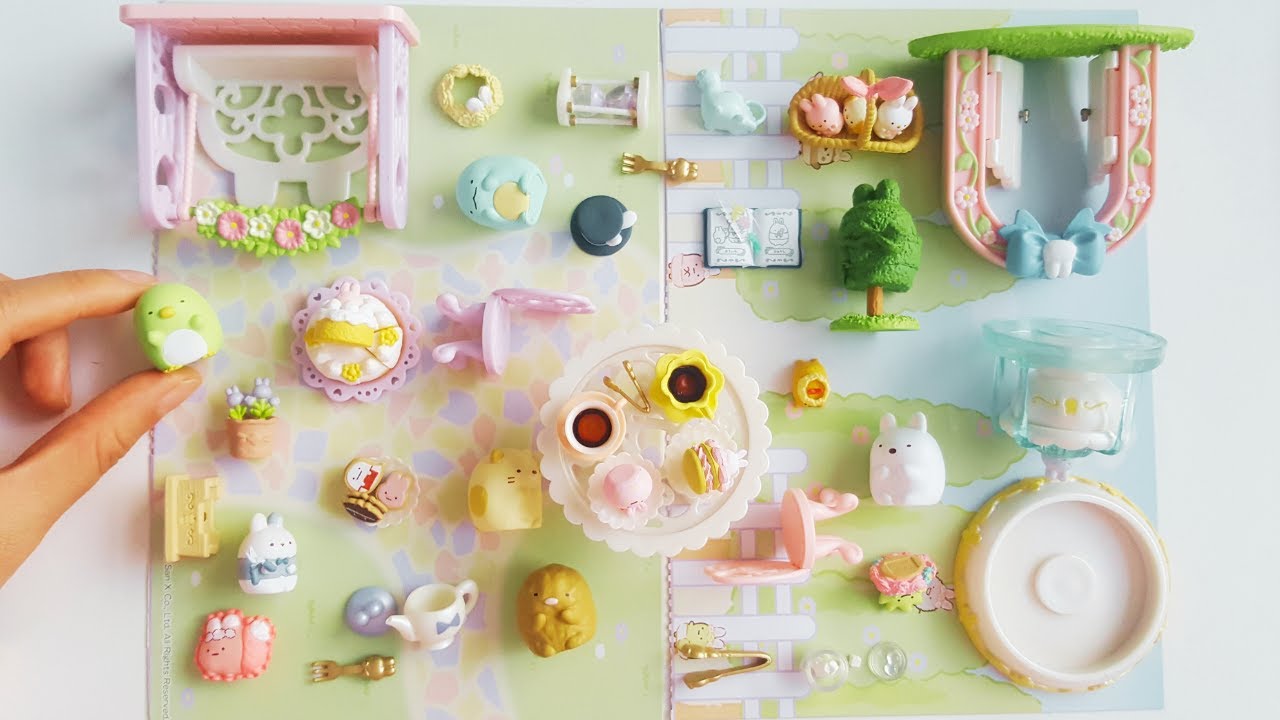 Unboxing FULL SET Re-Ment - Sumikko Gurashi Secret Garden Party - Mystery Blind Box mini toy