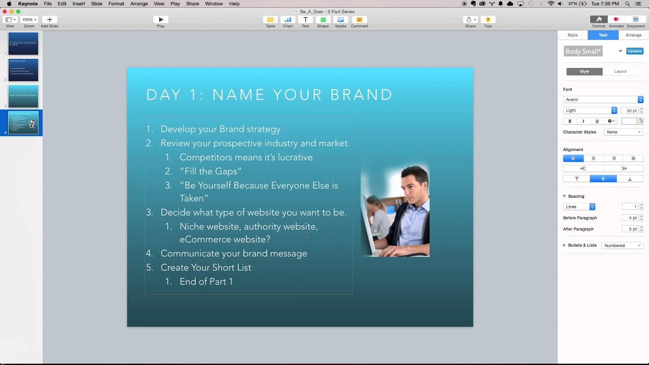 Be A Do'er: Build a Brand Online in 2 Weeks - Part 1